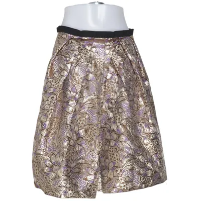 Rock (Gold, Lila) von Marni at H&M Metallfaser, Polyamid, Polyester, Viskose