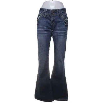 Jeans (Blå) fra Fishbone Bomuld, Elastan