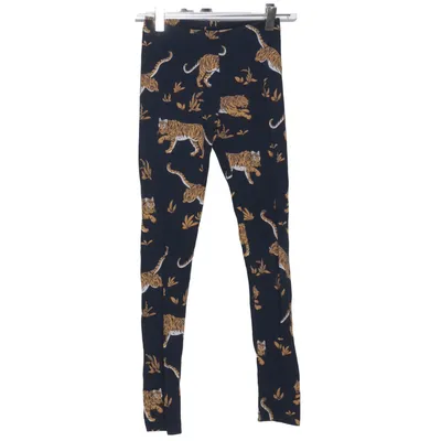 Leggings (Sort, Brun, Flerfarvet) fra The Striped Cat Elastan, Økologisk bomuld