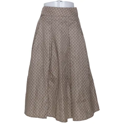 Nederdel (Beige, Sort) fra Copenhagen Muse Polyamid, Viscose
