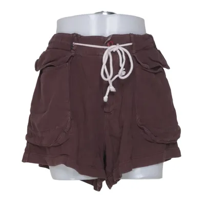 Shorts (Brun) fra Free People Bomuld, Linned, Viscose