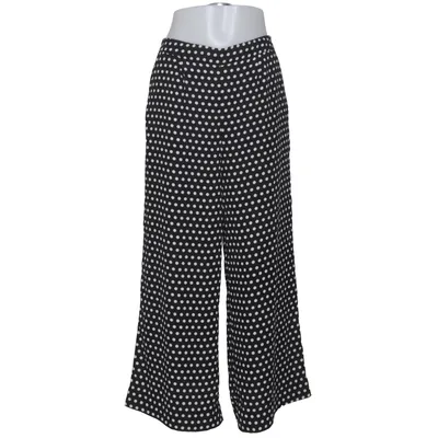 Pantalon patte d'éléphant (Noir, Blanc) de Just