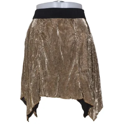 Skirt (Gold, Black) from Sophyline Polyester