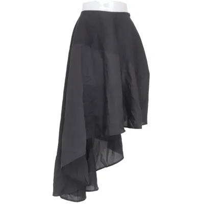 Maxi skirt (Black) from H&M Edition Viscose, Linen, Lyocell, Polyester