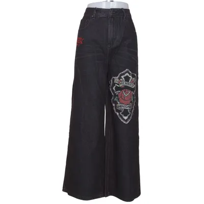 Jeans (Svart) från Ed Hardy Bomull, Polyester