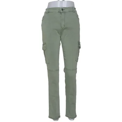 Cargo broek (Groen) van Nina Carter Katoen, Elastaan, Polyester