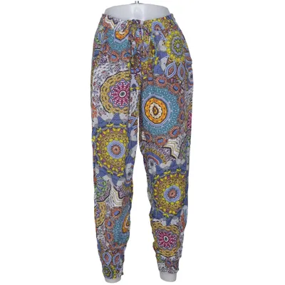 Broek (Blauw, Geel, Meerkleurig) van Coline Viscose
