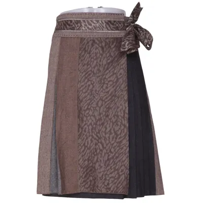 Wickelrock (Grau, Braun) von Ambiente Elasthan, Polyamid, Polyester, Viskose, Wolle