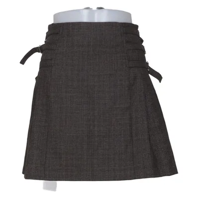 Rok (Bruin, Blauw) van Sandro Polyester, Viscose, Wol