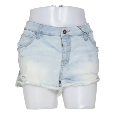 Denim shorts (Blauw) van Rainbow Katoen, Polyester