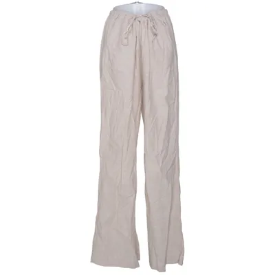 Pantalon patte d'éléphant (Beige) de Ellos Coton, Lin