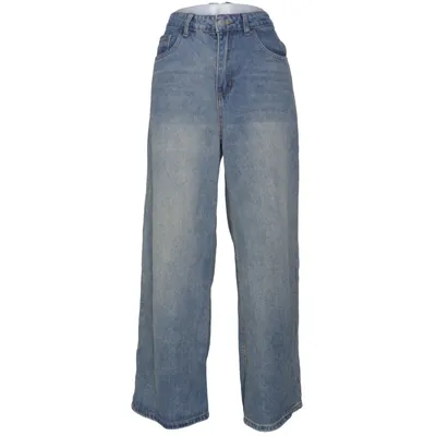 Spijkerbroek (Blauw) van Dazy Katoen, Polyester, Viscose