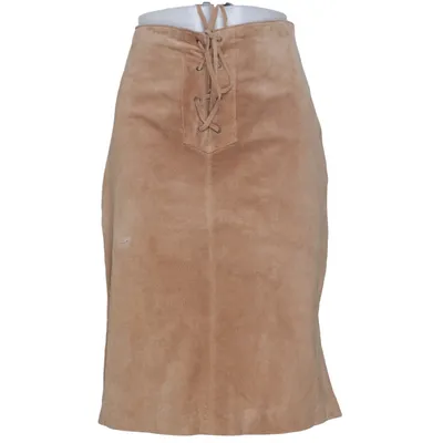Läderkjol (Beige) från Soon Skinn, Polyester