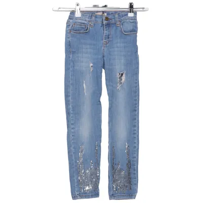 Jean (Bleu) de Denim by Skill Coton, Élasthane