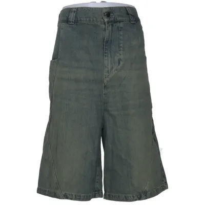 Denim shorts (Groen) van Öill Katoen
