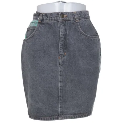 Denim skirt (Gray, Green, Multicolored) from Lifewear Cotton