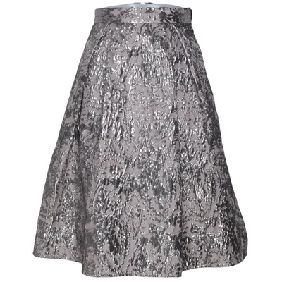 Skirt (Gray, Silver) from True Decadence Polyester