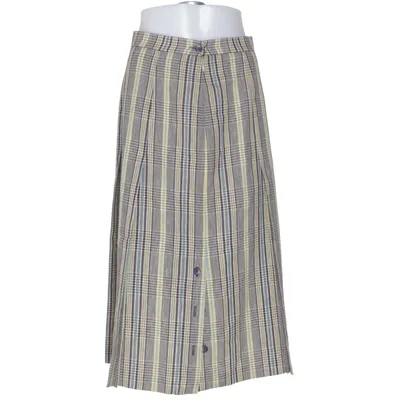 Långkjol (Grå, Gul, Blå) från Gor-Ray Linne, Polyester, Viskos