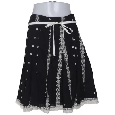 Nederdel (Sort, Hvid) fra VILA Bomuld, Polyester