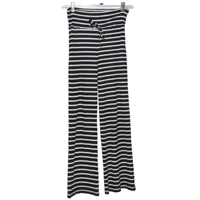 Leggings (Black, White) from Gina Tricot Elastane, Polyester, Viscose