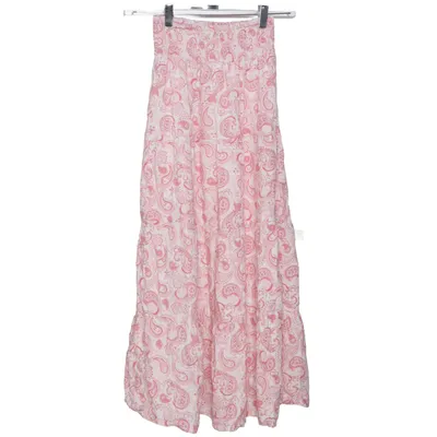 Maxi skirt (Pink, White) from H&M Viscose