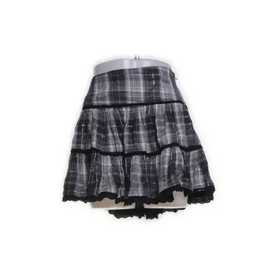 Skirt (Gray, White, Black) from Brooker Cotton, Metallic fiber