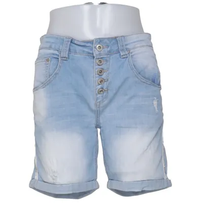 Denim shorts (Blauw) van Place du Jour Katoen, Elastaan