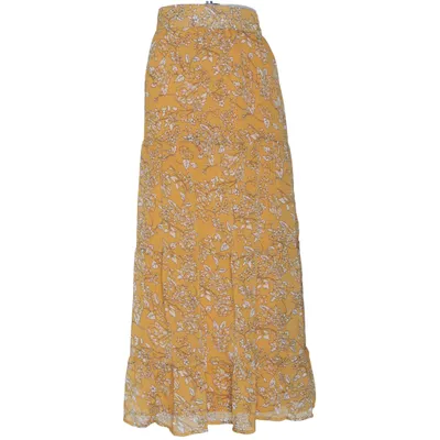 Jupe longue (Jaune, Blanc) de Pernilla Wahlgren Polyester