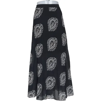 Jupe longue (Noir, Blanc) de Gina Laura
