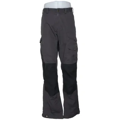 Pantalon d'extérieur (Gris, Noir) de Fjällräven Coton, Polyester