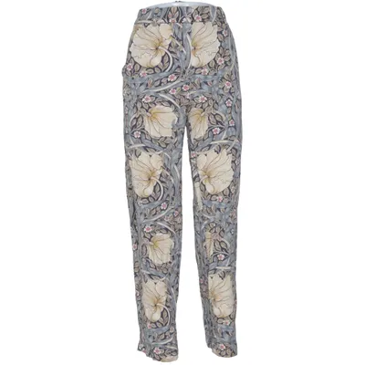 Pantalon patte d'éléphant (Bleu, Multicolore) de William Morris & Co. x H&M Viscose, Lyocell, Polyester