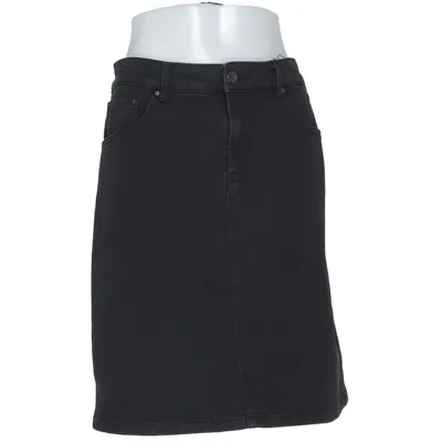 Jeansnederdel (Sort) fra Flash Jeans Bomuld, Elastan, Polyester