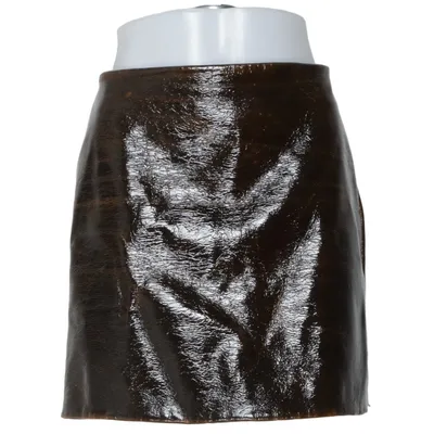 Skirt (Brown) from Sportmax Polyamide, Wool