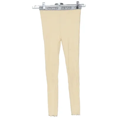 Leggings (Geel) van Wow Katoen, Modal