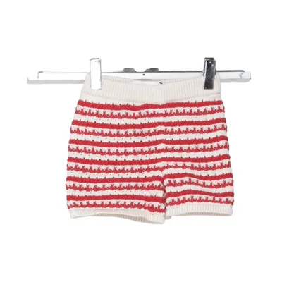Short (Rouge, Beige) de Zara Coton