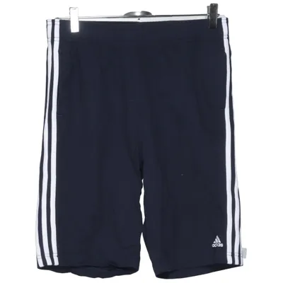 Short de sport (Bleu, Blanc) de Adidas Coton
