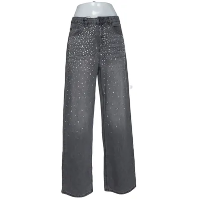 Jeans (Gray) from Boohoo Cotton, Polyester, Viscose