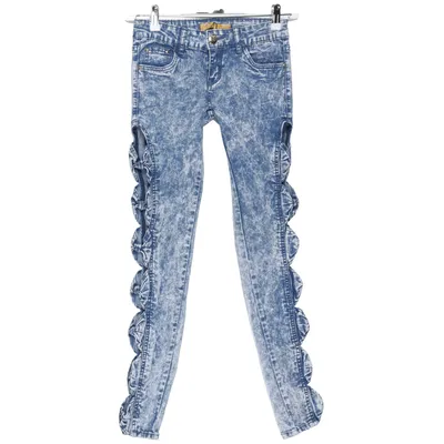 Jeans (Blå) fra Miss RJ Bomuld, Elastan, Polyester