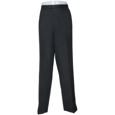 Kostuumbroek (Grijs) van Peter Adam's Polyester, Wol