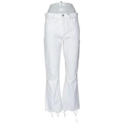 Jeans (Hvid) fra Denim Rebel Bomuld, Elastan