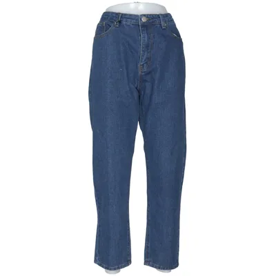 Jean (Bleu) de Boohoo Blue Coton, Élasthane