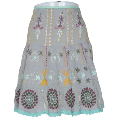 Skirt (Gray, Multicolored) from Watcher Cotton