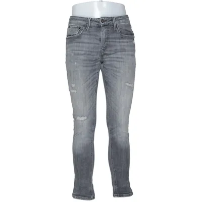 Spijkerbroek (Grijs) van Jack & Jones Jeans Intelligence Katoen, Elastaan