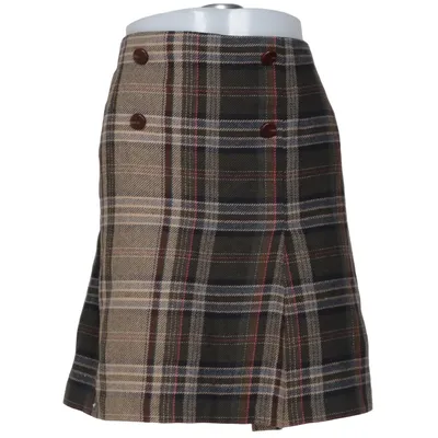 Skirt (Beige, Brown, Multicolored) from American English by Park Lane Cotton, Polyester, Wool