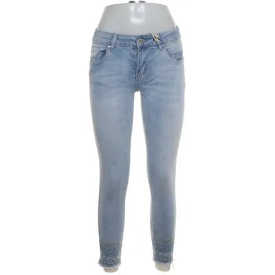 Jean (Bleu) de Hailys Coton, Élasthane, Polyester, Viscose