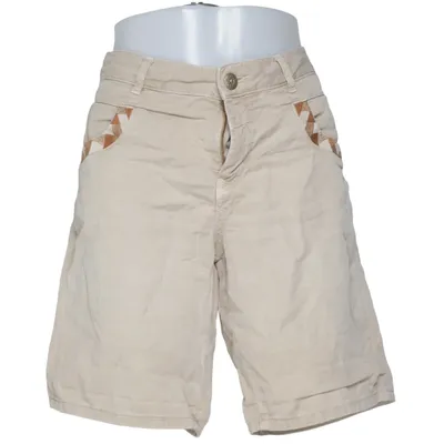 Shorts (Beige) from Mos Mosh Cotton, Elastane, Linen