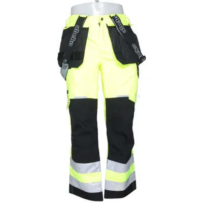 Werkbroek (Geel, Zwart, Meerkleurig) van Abeko Polyester, Polyurethaan