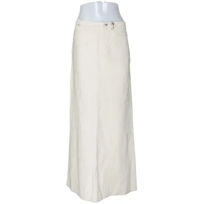 Nederdel (Beige) fra Helena Sorel Linned, Polyester