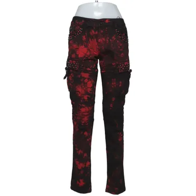 Jeans (Black, Red) from Cipo & Baxx Cotton, Elastane