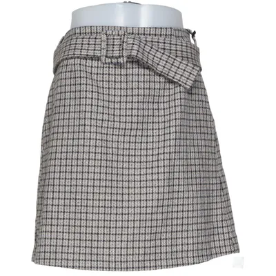 Jupe (Beige, Noir) de Tu Woman Acrylique, Coton, Polyamide, Polyester, Viscose, Laine